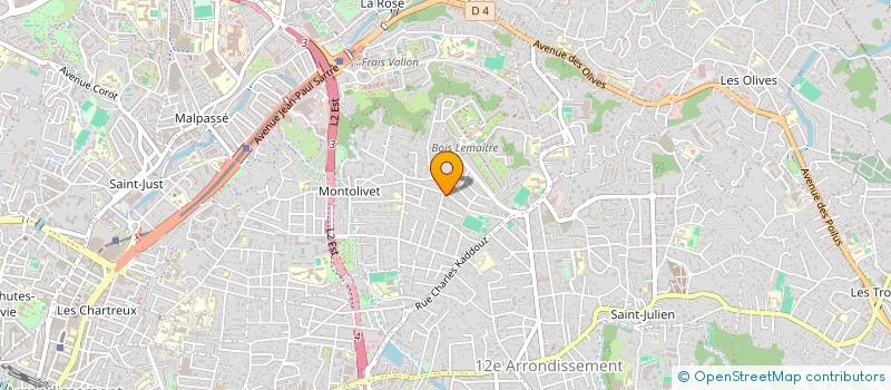 localisation de l'entreprise SECARA à MARSEILLE