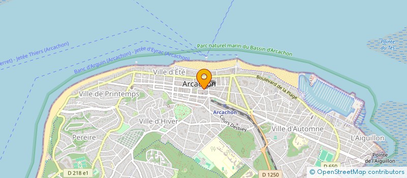 localisation de l'entreprise SECARY à LA TESTE-DE-BUCH