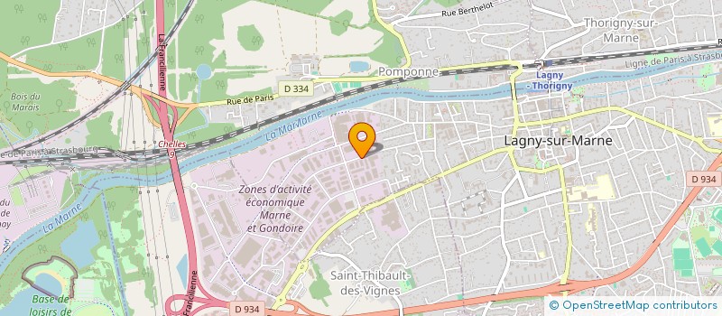 localisation de l'entreprise SECASE HYDRO à LAGNY-SUR-MARNE