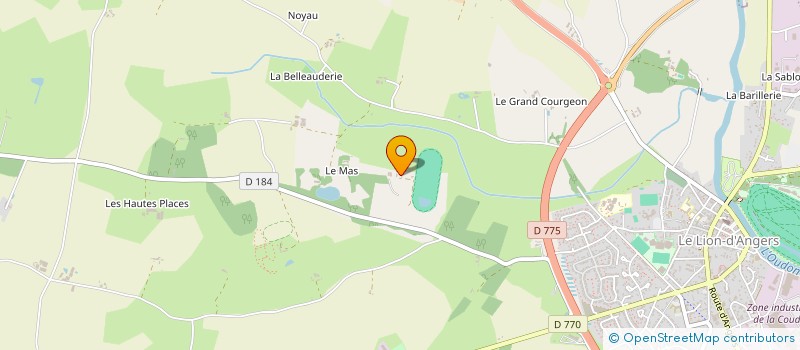 localisation de l'entreprise SECATEUR  LE LION D'ANGERS