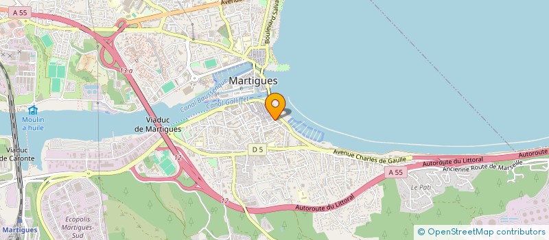 localisation de l'entreprise SECAUREG à MARTIGUES