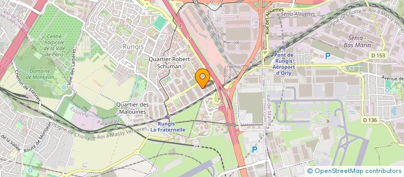 localisation de l'entreprise SECB  RUNGIS