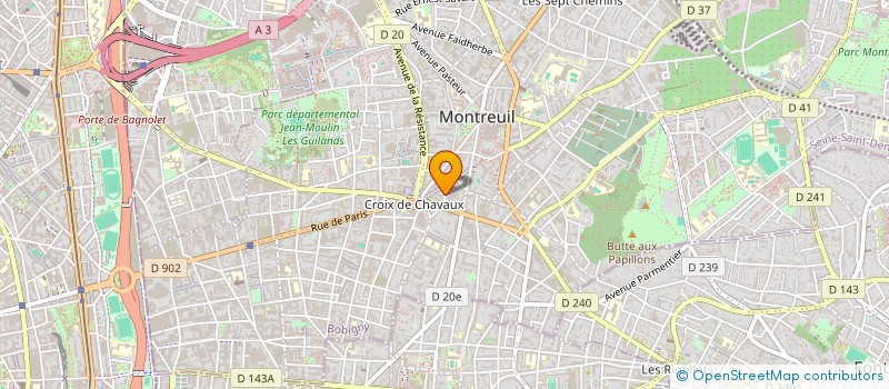 localisation de l'entreprise SECBOH à MONTREUIL