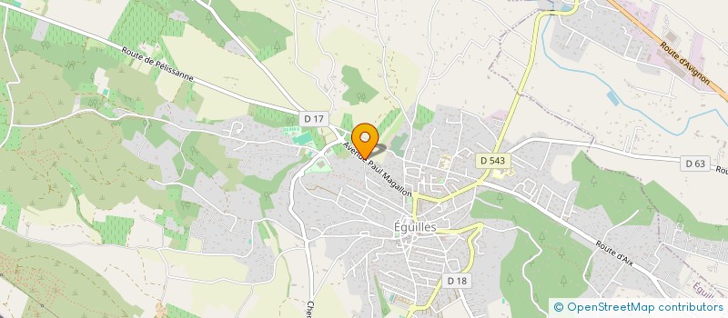 localisation de l'entreprise SECCABAT à EGUILLES