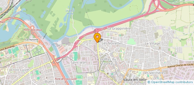 localisation de l'entreprise SECCAM  VAULX-EN-VELIN