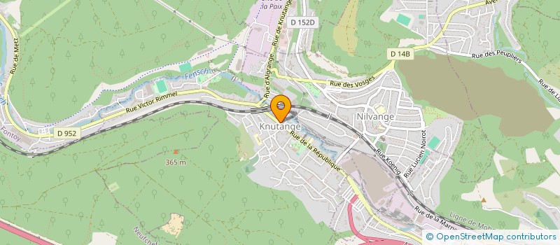 localisation de l'entreprise SECCO  KNUTANGE