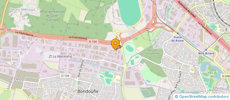 localisation de l'entreprise SECCOIA à PERIGNY