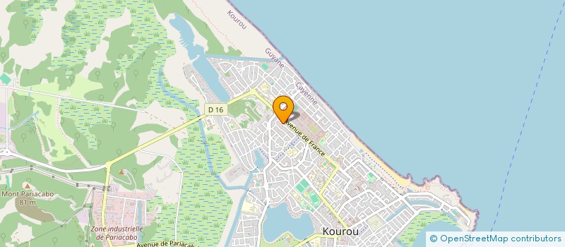 localisation de l'entreprise SECCOIA-GUYANE  KOUROU