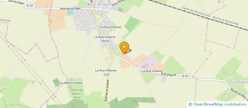 localisation de l'entreprise SECCOM SARL à BOSC-LE-HARD