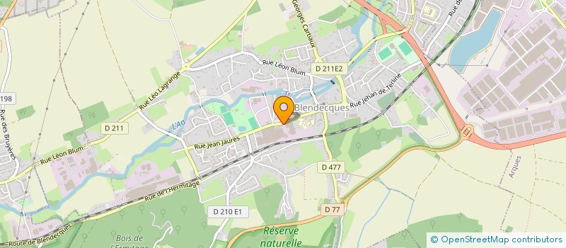 localisation de l'entreprise SECEB SCS  BLENDECQUES