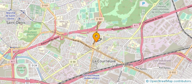 localisation de l'entreprise SECEIOHN MAN à LA COURNEUVE