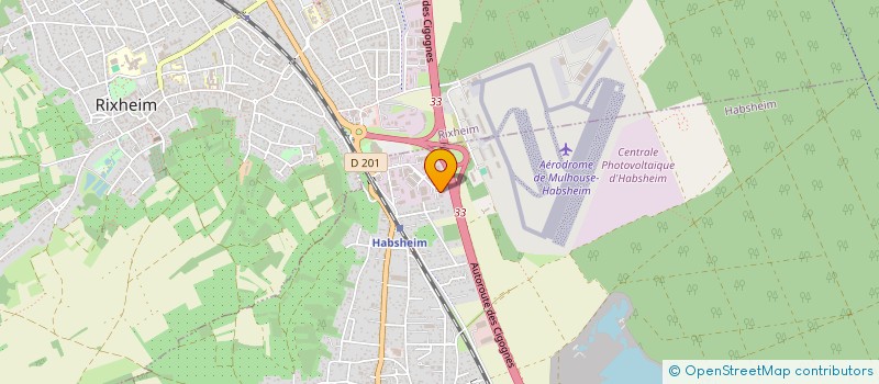 localisation de l'entreprise SECF  GUEBWILLER