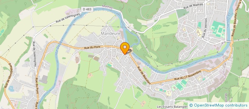 localisation de l'entreprise SECG  MANDEURE