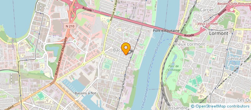 localisation de l'entreprise SECHAUD ET BOSSUYT SUD OUEST à BORDEAUX