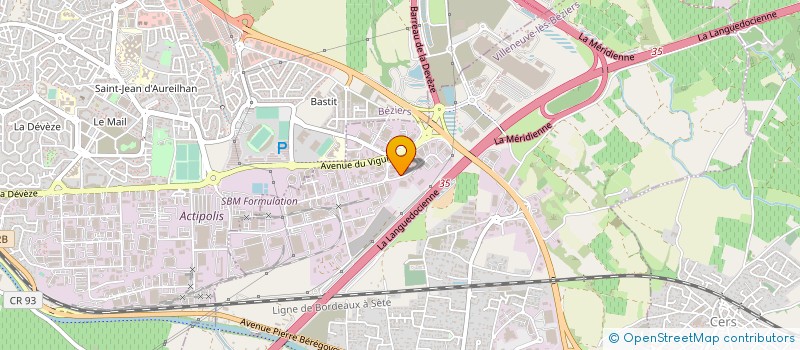 localisation de l'entreprise SECHE ASSAINISSEMENT 34 à BEZIERS