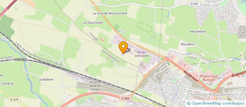 localisation de l'entreprise SECHE ECO INDUSTRIES à CHANGE
