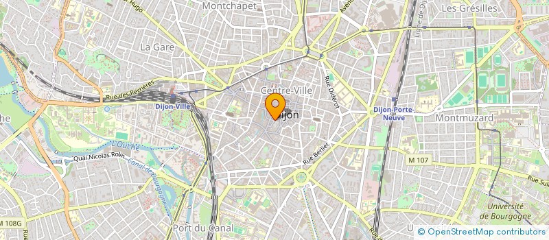 localisation de l'entreprise SECHEL- SOCIETE D'EXPLOITATION COMMERCIALE HOTELIERE ET DE LOISIRS  DIJON