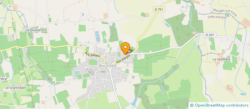 localisation de l'entreprise SECHER DENIS  OREE-D'ANJOU