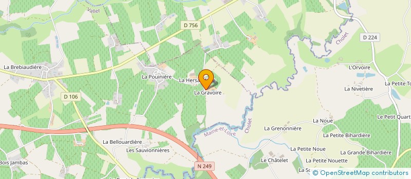 localisation de l'entreprise SECHER JEAN PIERRE ET PIERRE à LA REGRIPPIERE
