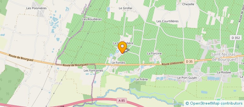 localisation de l'entreprise SECHERET  SAINT-NICOLAS-DE-BOURGUEIL