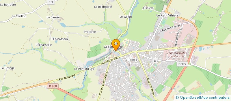 localisation de l'entreprise SECHET à LYS-HAUT-LAYON