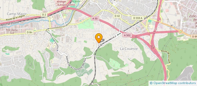 localisation de l'entreprise SECHIM à AUBAGNE