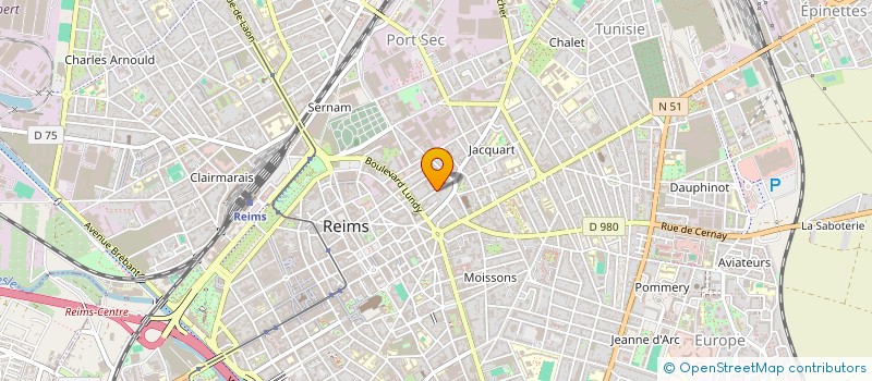 localisation de l'entreprise SECI à REIMS