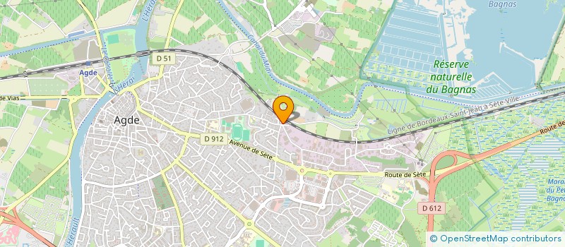 localisation de l'entreprise SECI  AGDE