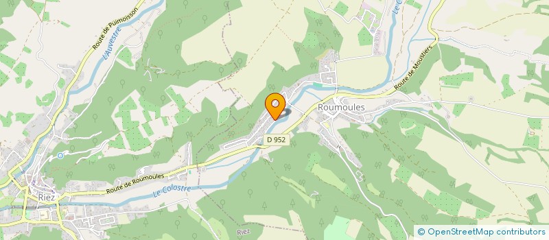 localisation de l'entreprise SECICEJO  ROUMOULES