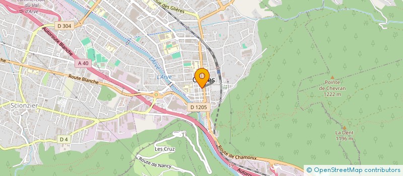 localisation de l'entreprise SECIL à CLUSES