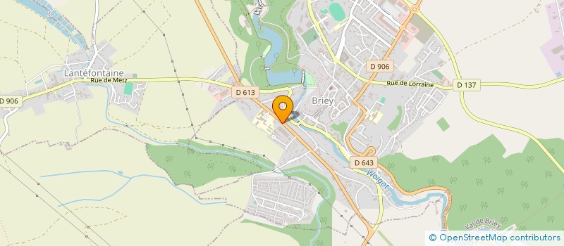 localisation de l'entreprise SECILOR SA à VAL DE BRIEY