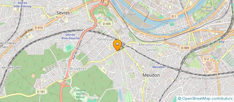 localisation de l'entreprise SECLA à MEUDON