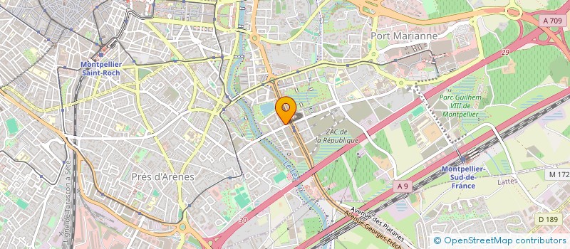 localisation de l'entreprise SECLAB FR à MONTPELLIER