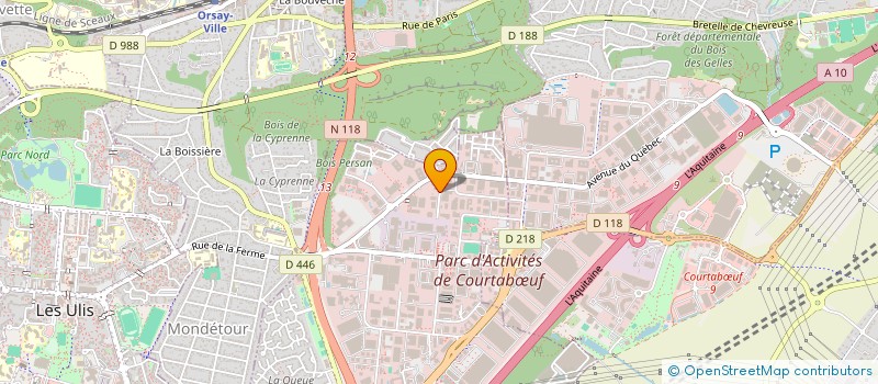 localisation de l'entreprise SECLIM à LES ULIS