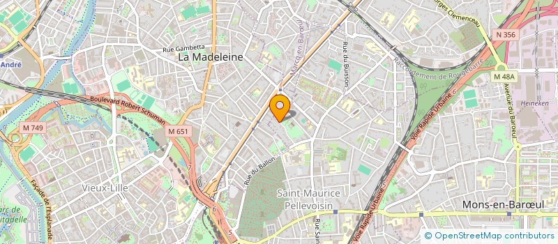 localisation de l'entreprise SECLIN 420  LILLE