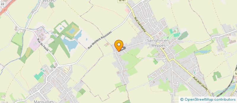 localisation de l'entreprise SECLIN MOTOR SHOW  SAINGHIN-EN-WEPPES