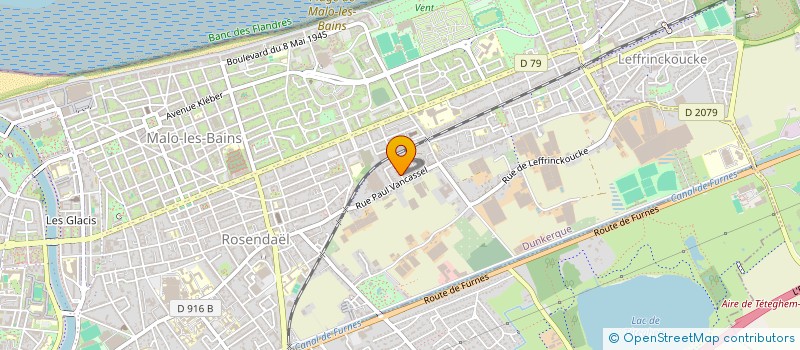 localisation de l'entreprise SECM à DUNKERQUE