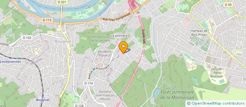 localisation de l'entreprise SECMA SPIE à RUEIL-MALMAISON