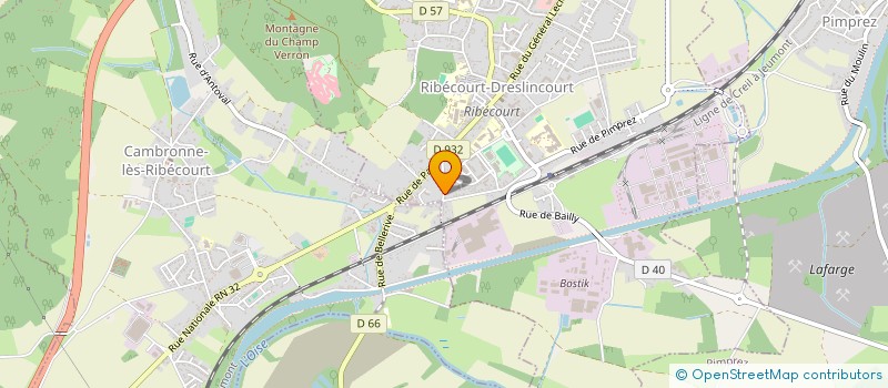 localisation de l'entreprise SECO FERTILISANTS à RIBECOURT-DRESLINCOURT