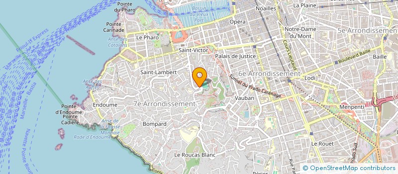 localisation de l'entreprise SECO SERVICES EXPLOITATION COMBUSTIBLES  MARSEILLE