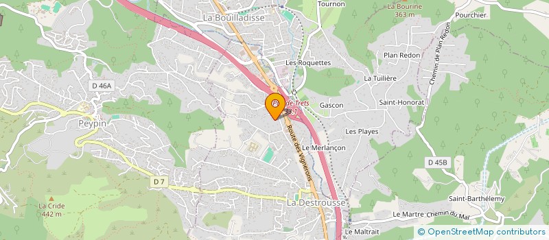 localisation de l'entreprise SECOB AUDIT  LA DESTROUSSE