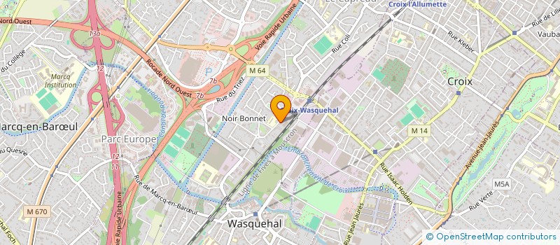 localisation de l'entreprise SECOBA à WASQUEHAL