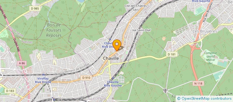 localisation de l'entreprise SECOBAT à CHAVILLE