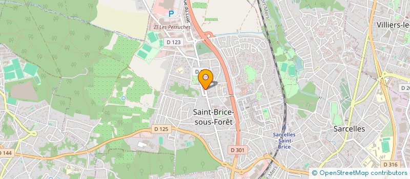 localisation de l'entreprise SECODI SOC ETUD CONSEIL DIRECT à SAINT-BRICE-SOUS-FORET