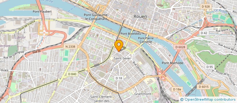 localisation de l'entreprise SECODIS à ROUEN