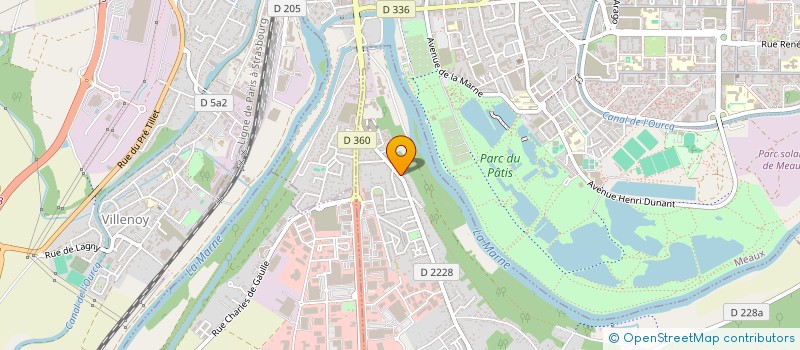 localisation de l'entreprise SECOFIN à NANTEUIL-LES-MEAUX
