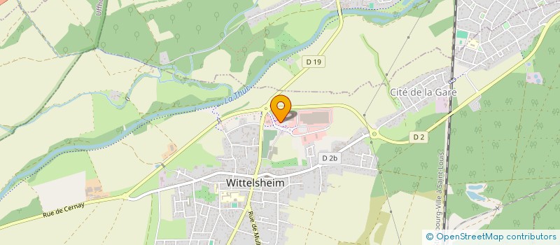 localisation de l'entreprise SECOGEX AUDIT SOCIETE D'ETUDES CONSEILS GESTION EXPERTISE COMPTABLE ET AUDIT  WITTELSHEIM