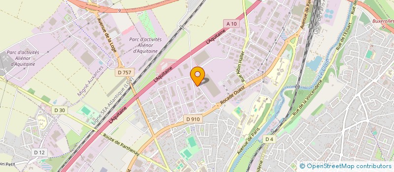 localisation de l'entreprise SECOM INDUSTRIES  POITIERS