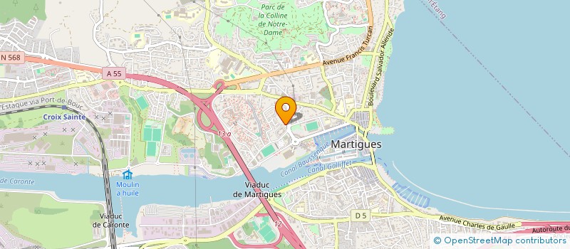 localisation de l'entreprise SECOMAT INGENIERIE INDUSTRIELLE à MARTIGUES