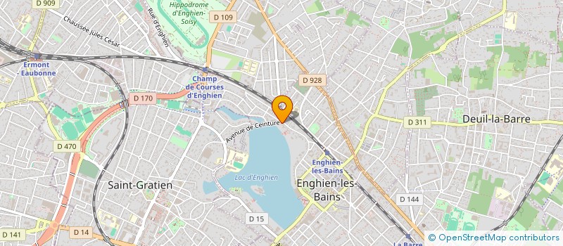 localisation de l'entreprise SECOMEX CONSULTING  ENGHIEN-LES-BAINS